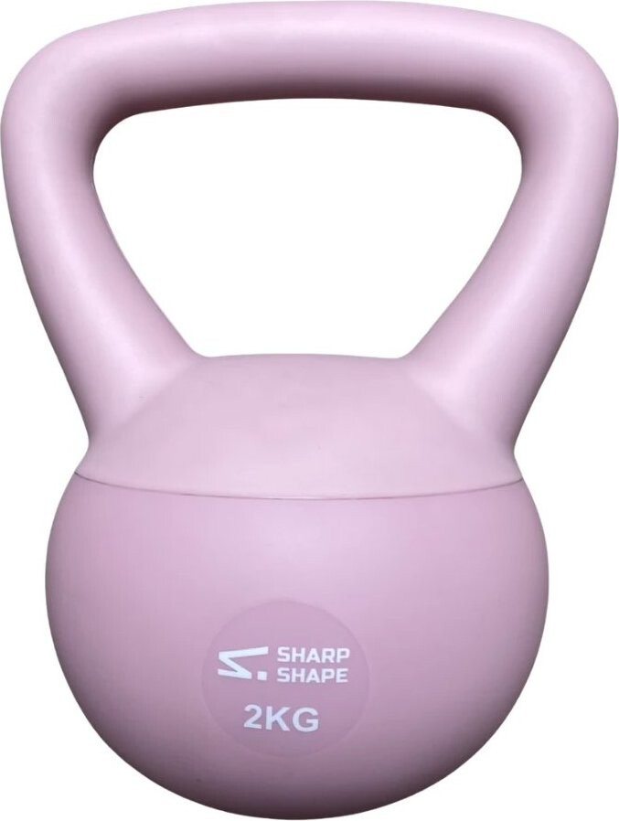 Sharp Shape Soft kettlebell 2 kg ružový