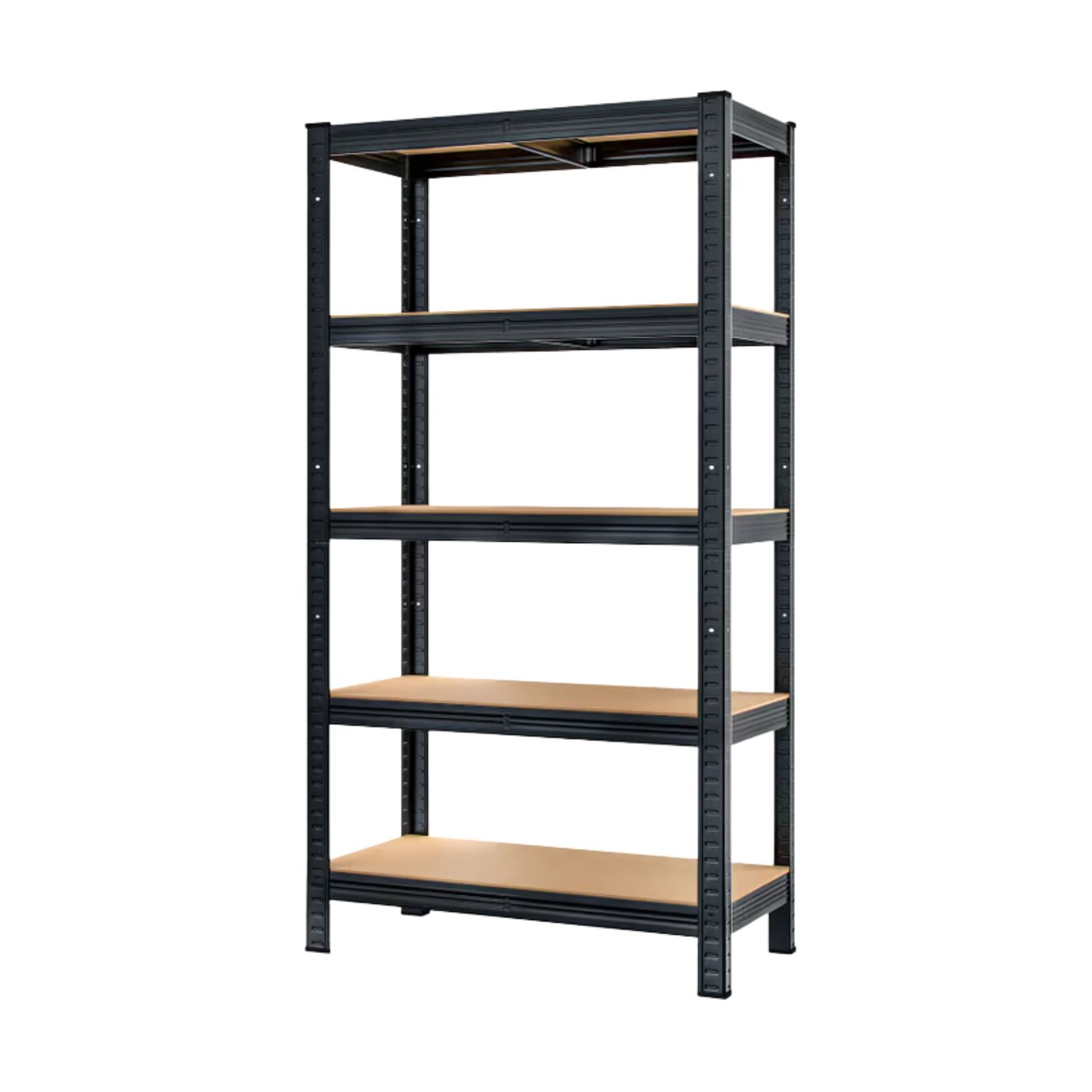Dílenský regál Nook 90x180 cm černý/hnědý