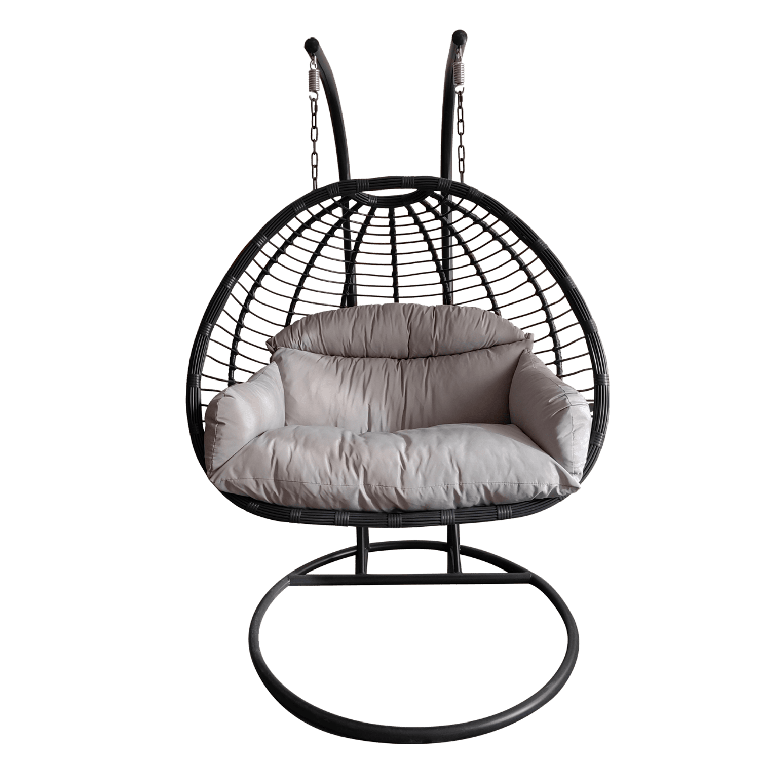 Dvoumístné závěsné křeslo Gaspar šedé