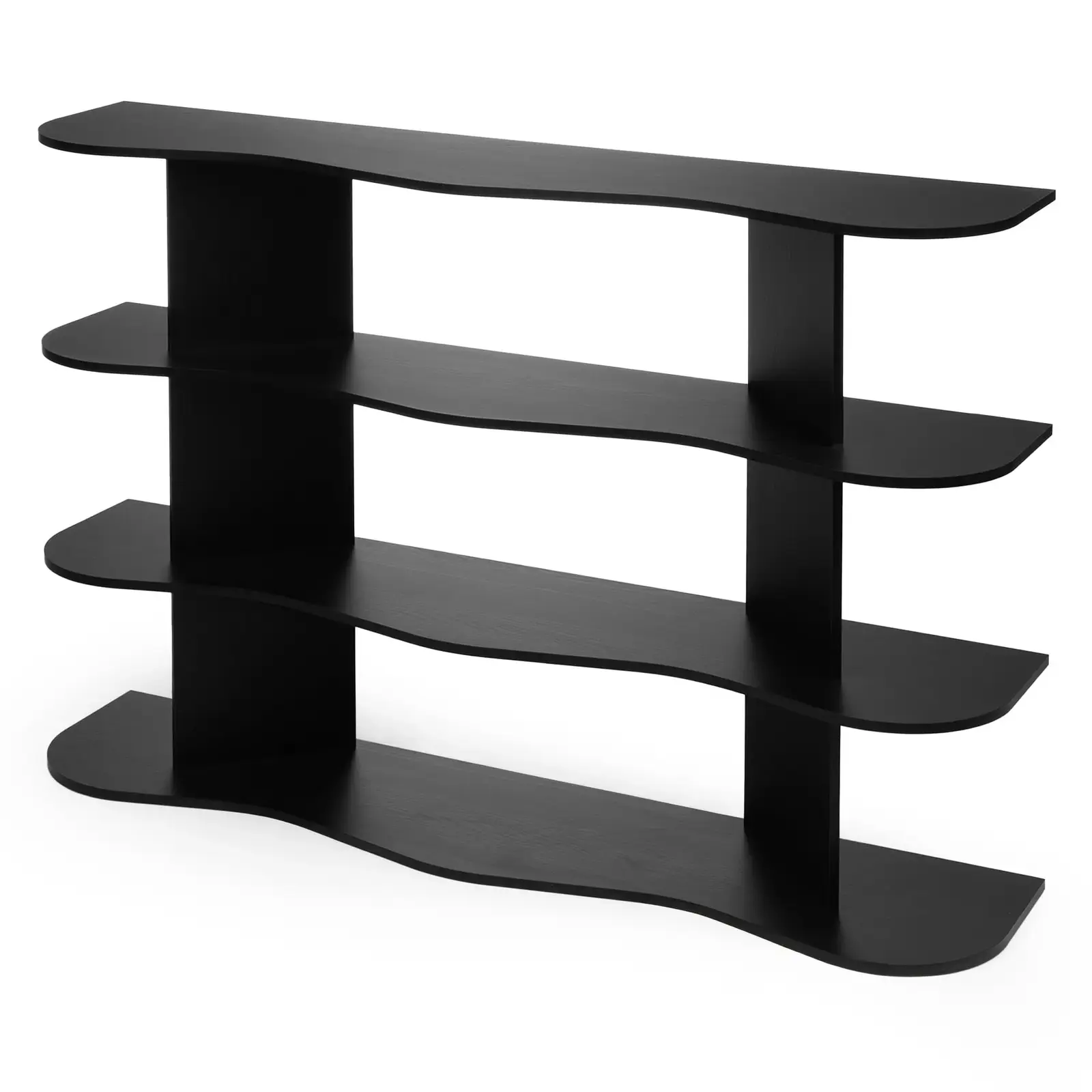 Nízká knihovna Rheo 160 cm černá