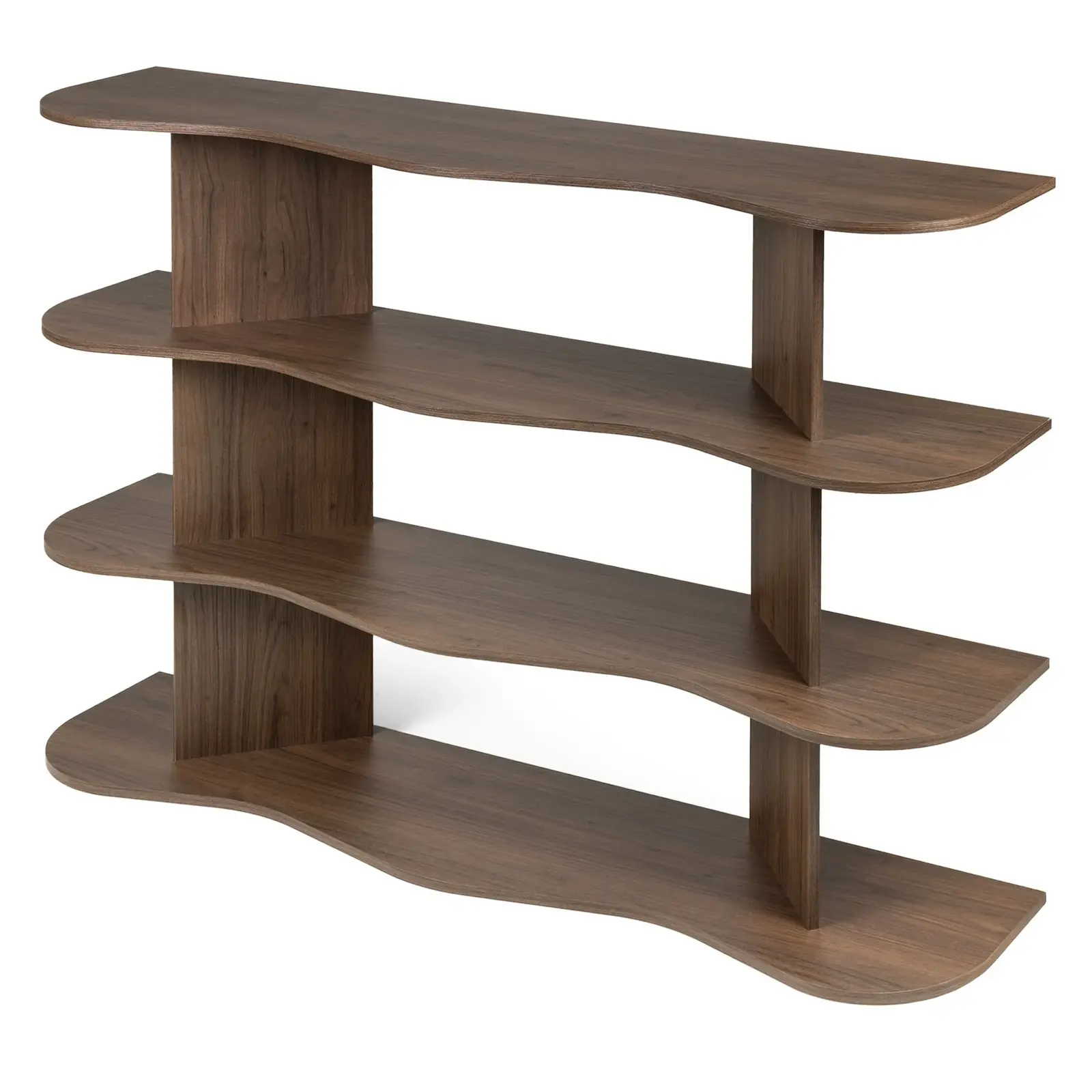 Nízká knihovna Rheo 160 cm ořech Villa