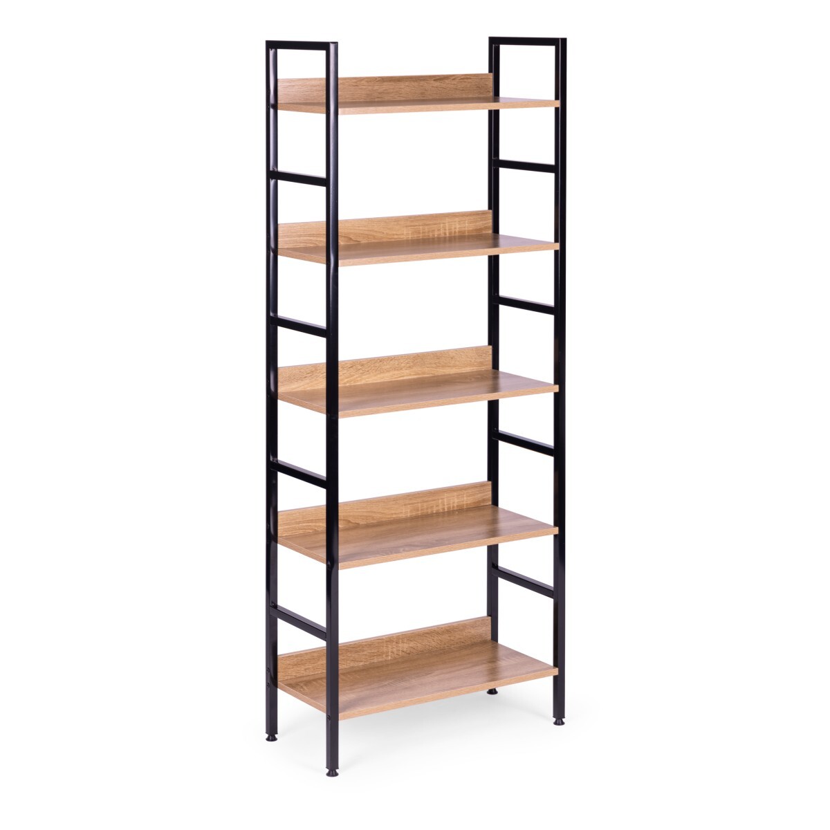 Regál Bounder 160 cm hnědý/černý