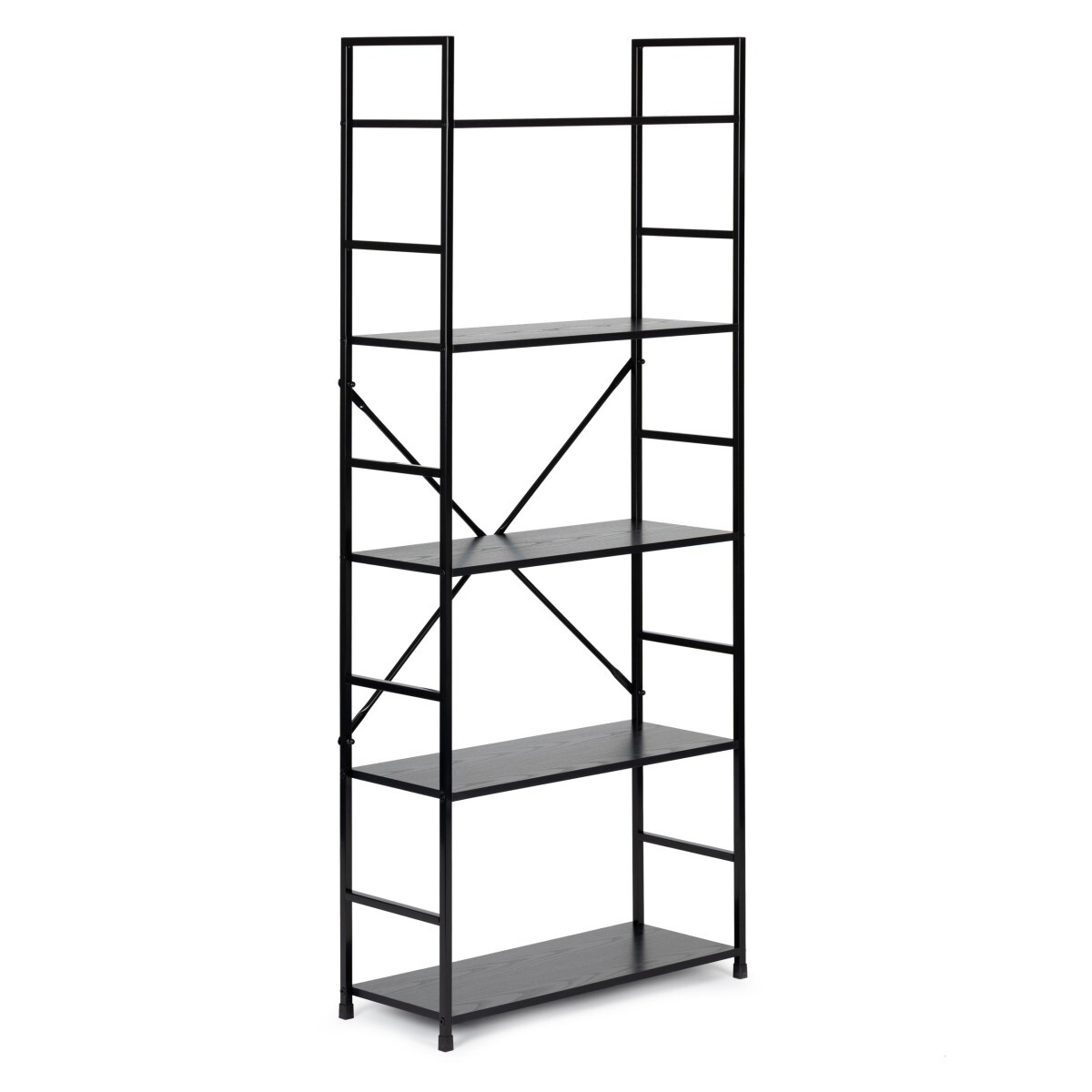 Regál LOFT 58,5 cm černý