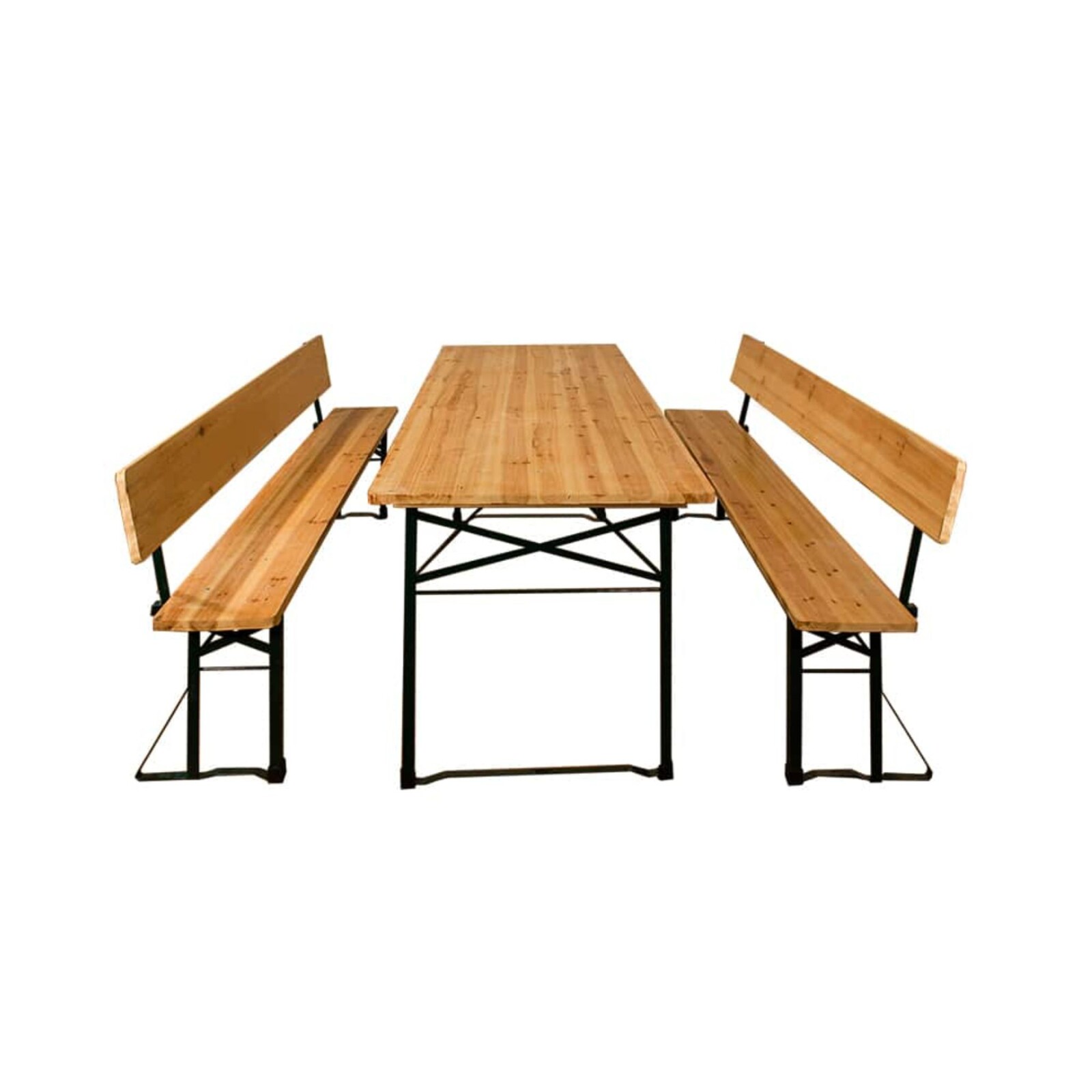 Sada skládacího zahradního nábytku Arcadia z masivu jedle hnědá