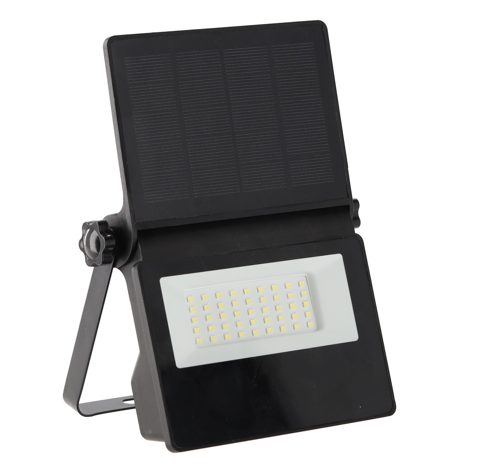 Solární LED lampa s pohybovým senzorem Moore černá