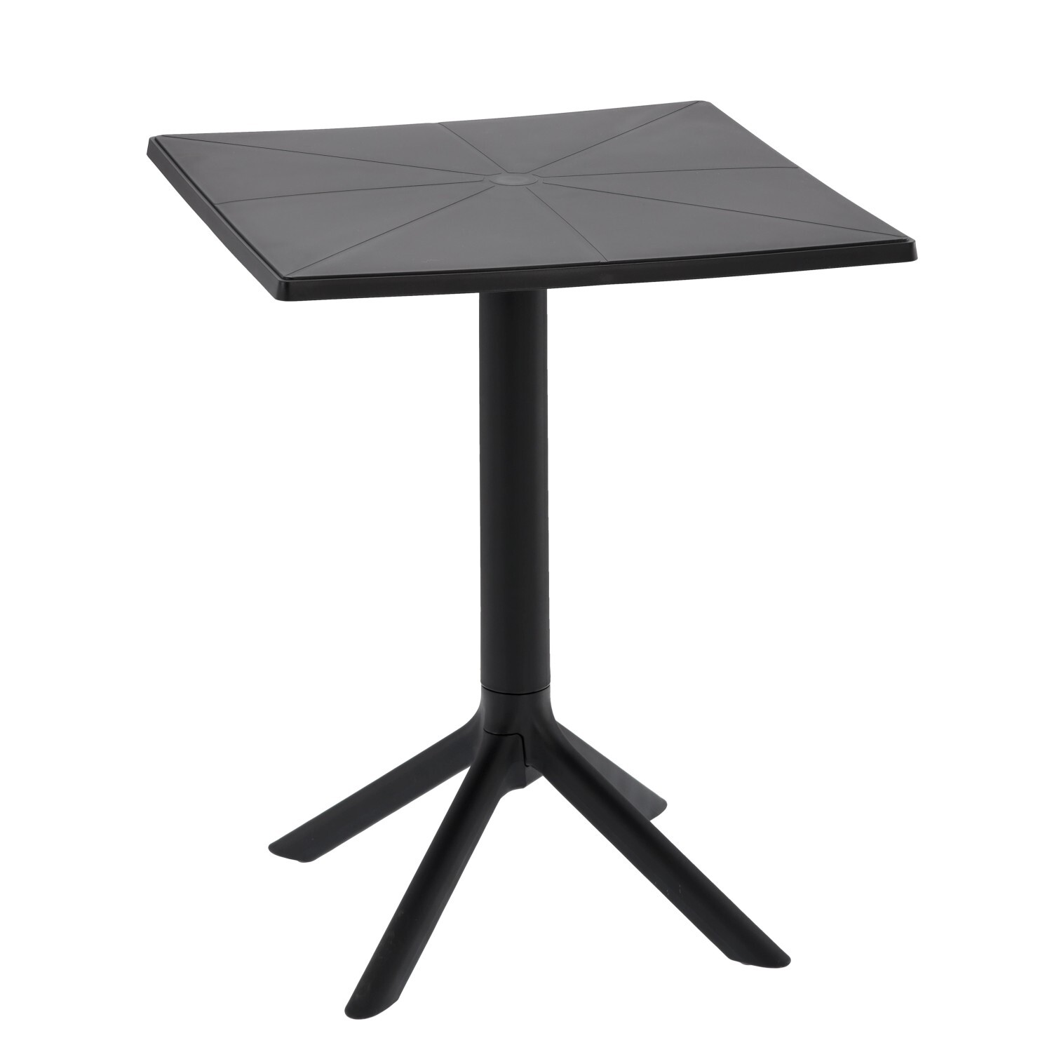 Zahradní odkládací stolek Yasa 60 cm černý