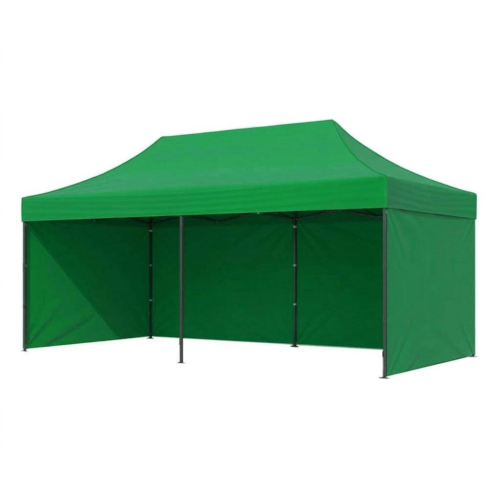 Zahradní rozkládací párty stan Goldie 3x6 m zelený