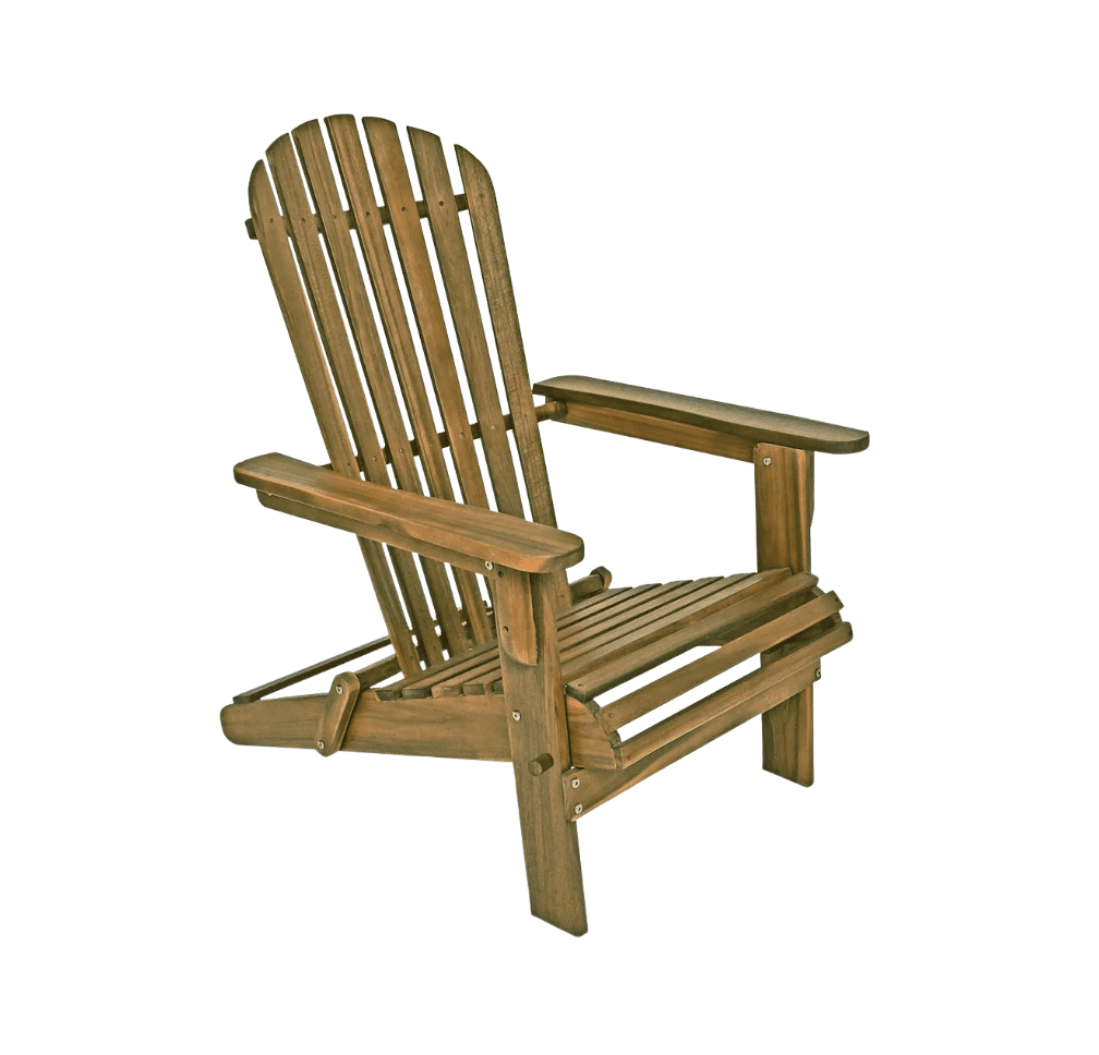 Zahradní skládací židle FOLDA z masivu akácie hnědá