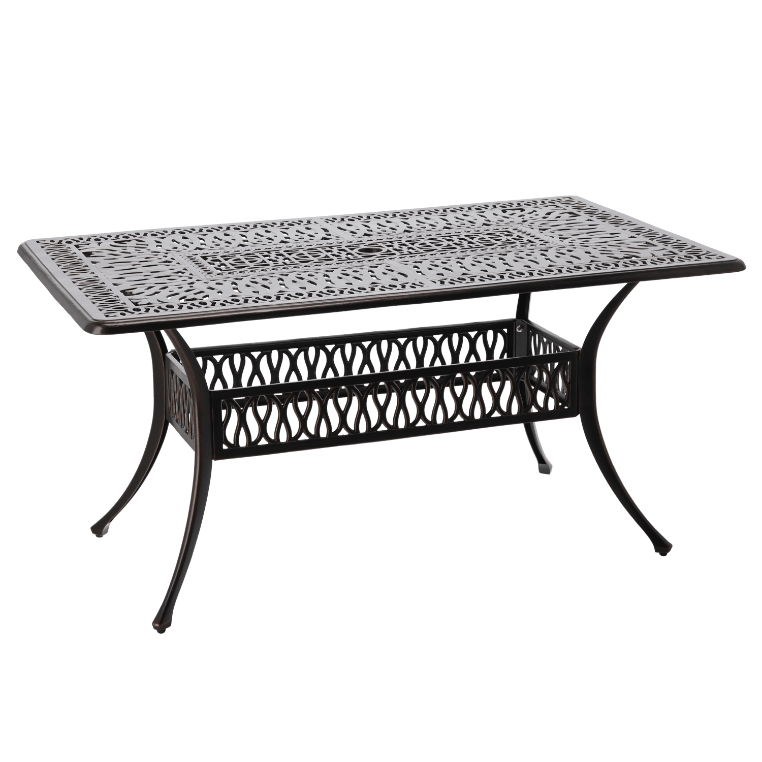 Zahradní stůl Hastings 150 cm antický bronz