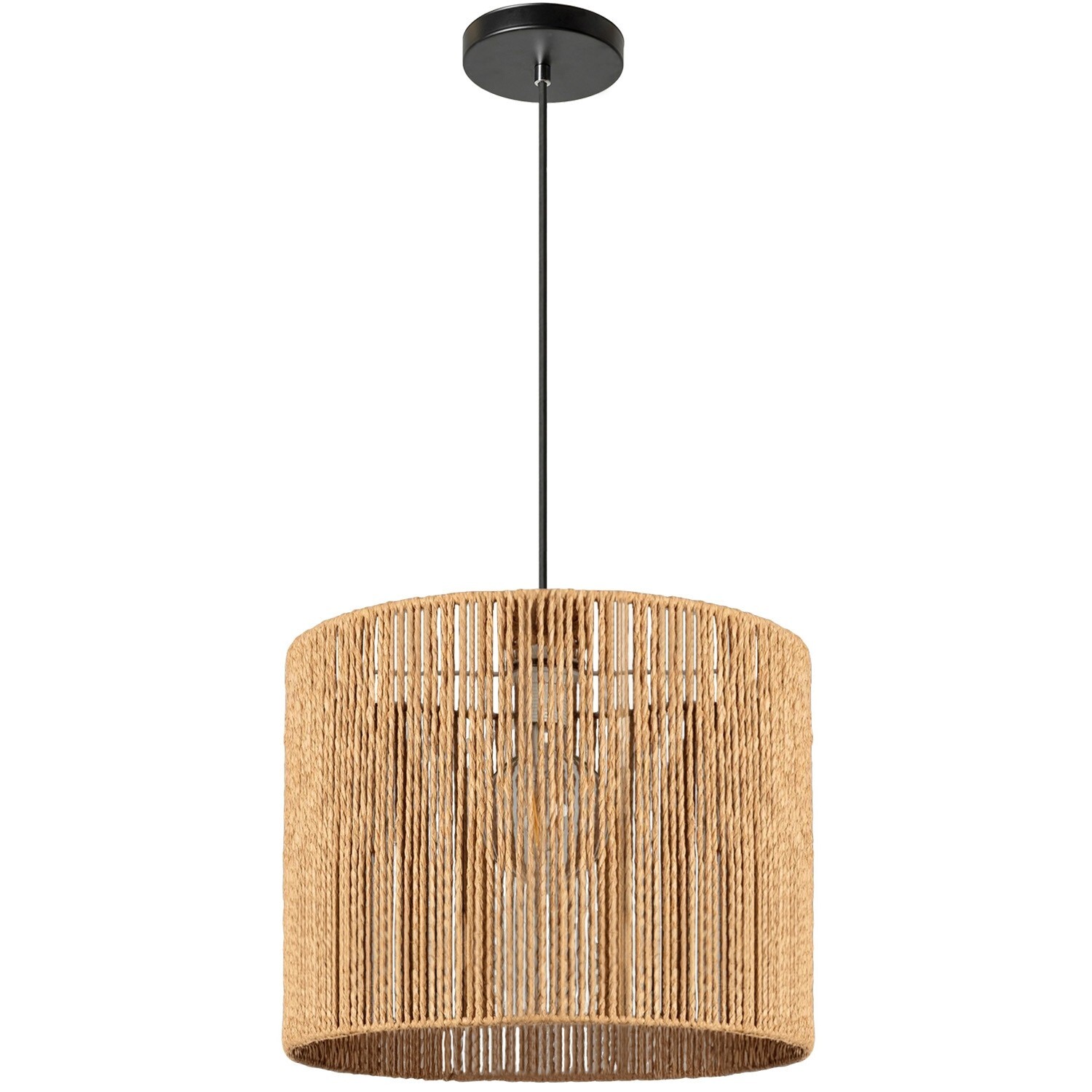 Závěsný lustr APP1323-1CP 25 cm přírodní