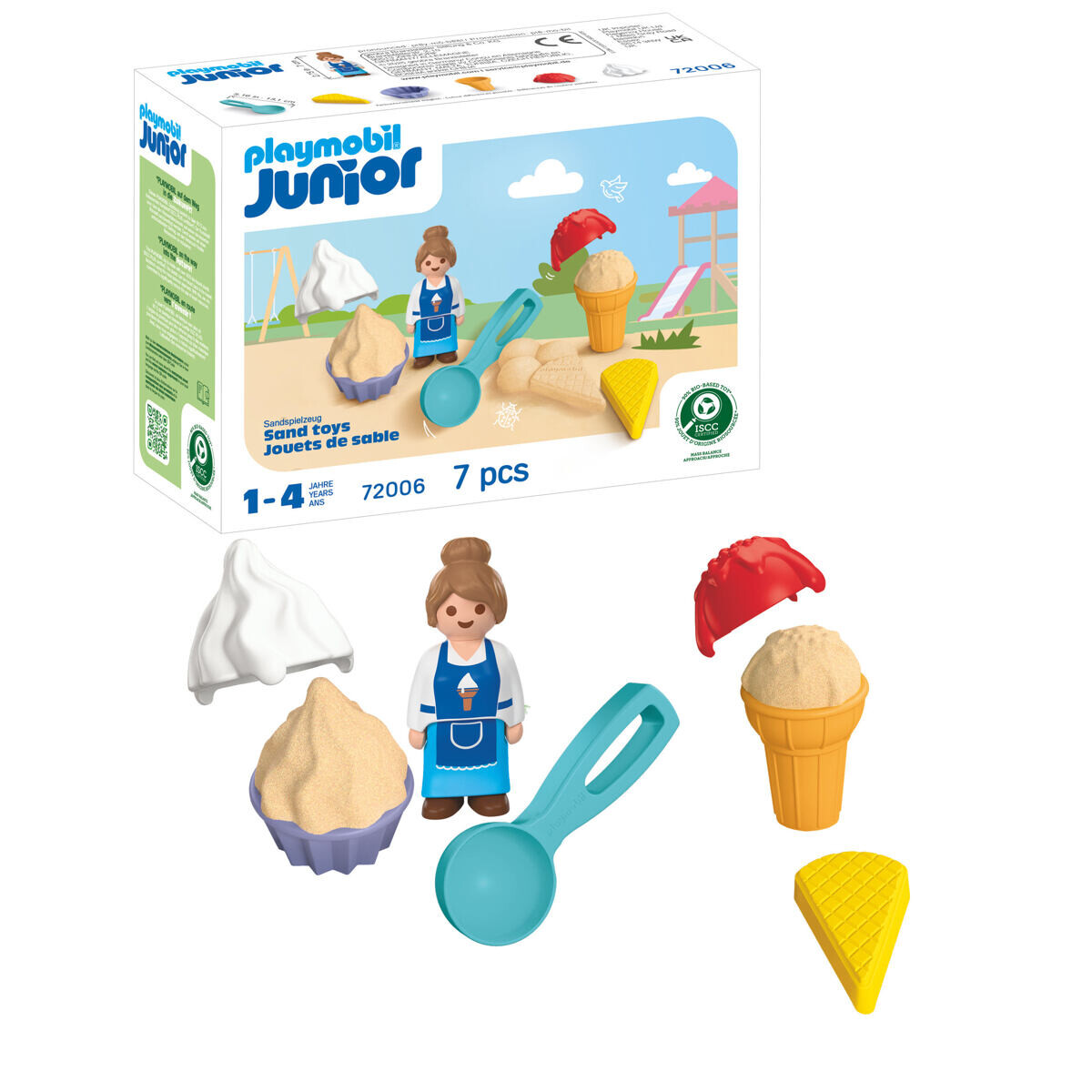 Playmobil JUNIOR: Pieskovisko Zmrzlináreň