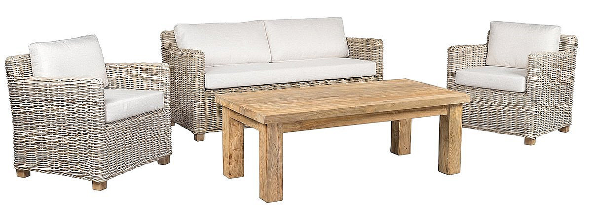 DEOKORK Záhradná ratanová zostava MIRABELLA I.