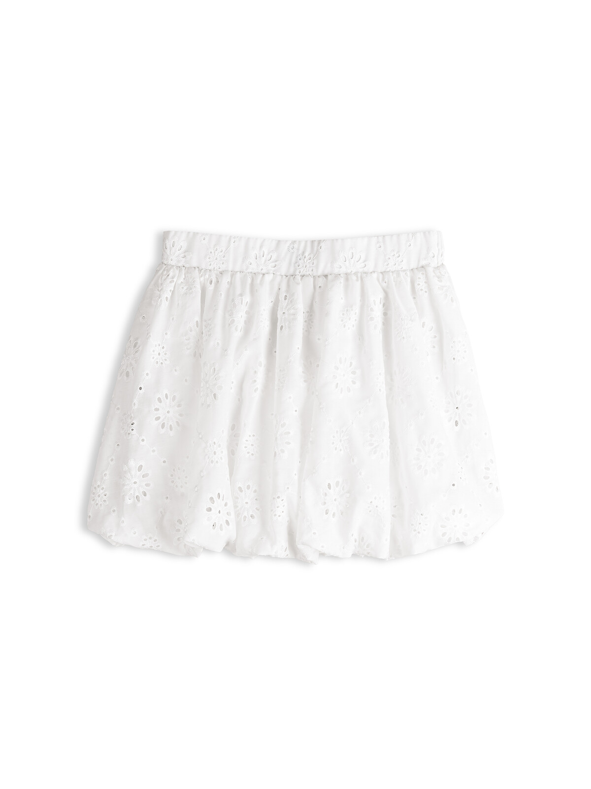 GATE Madeirová mini sukňa strihu bubble