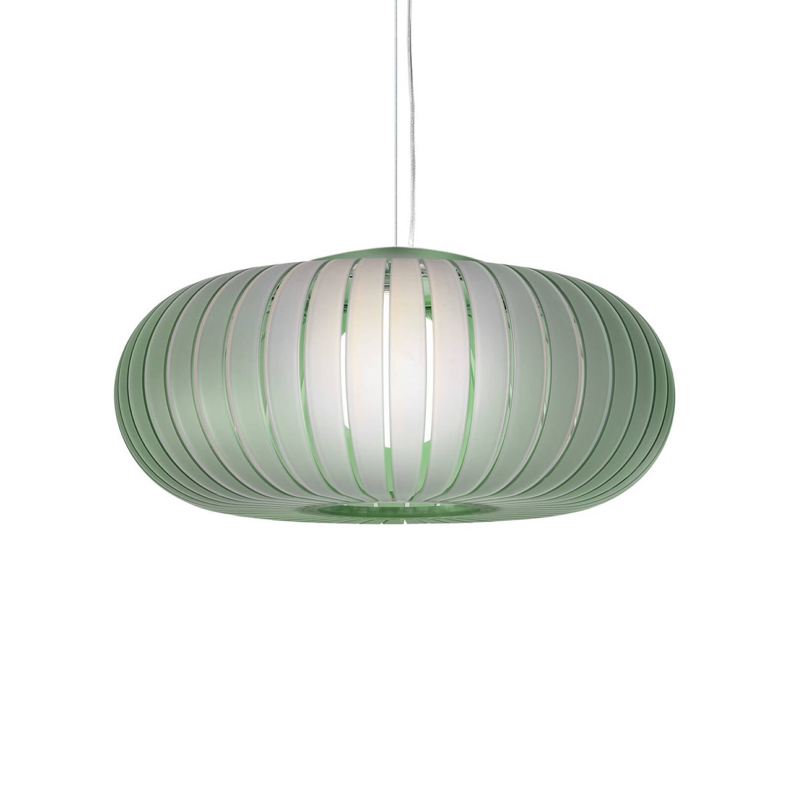 Kartell Závesné svietidlo Teresa Frozen, šalviová zelená, Ø 50 cm, E27