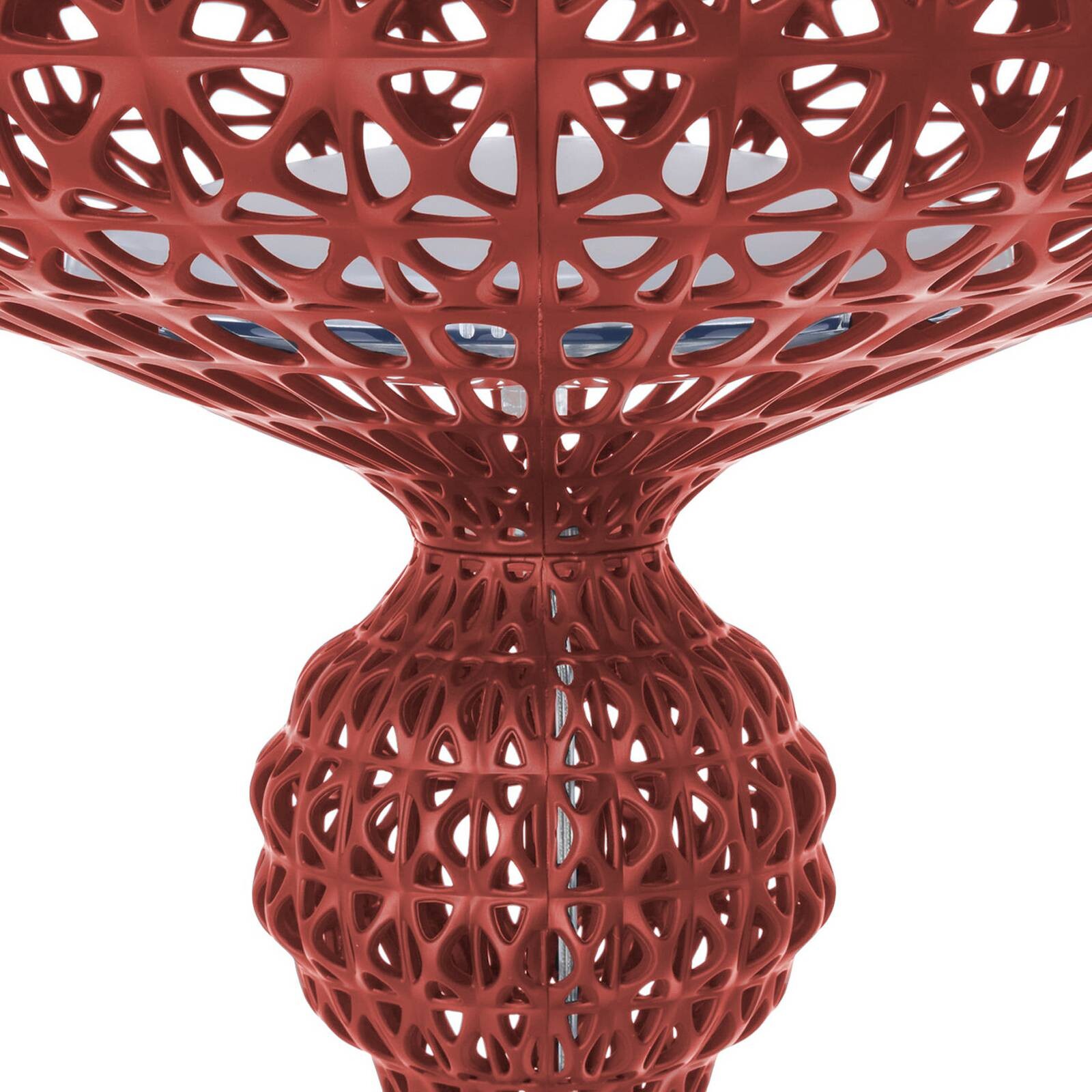 Kartell LED stojacia lampa Kabuki, bordová, 166 cm, stmievateľné