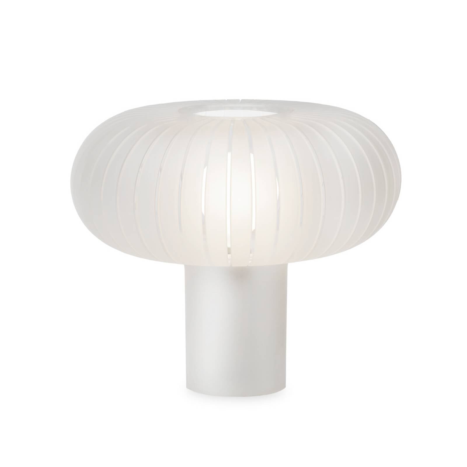 Kartell Stolová lampa Teresa Frozen, farba ľadu, stmievateľné, E27