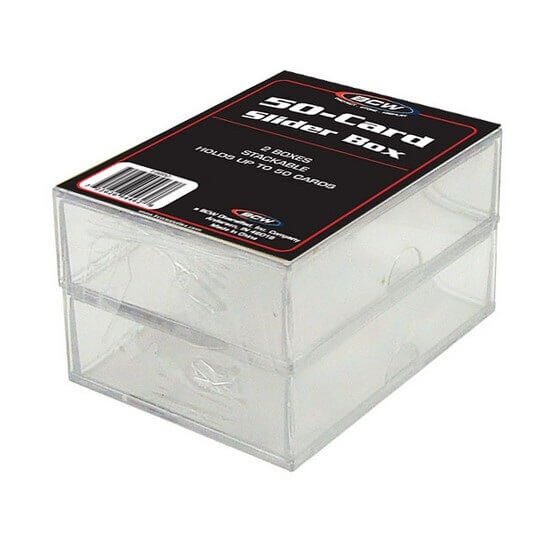 BCW Priehľadná krabička na 50 kariet BCW - 2 ks