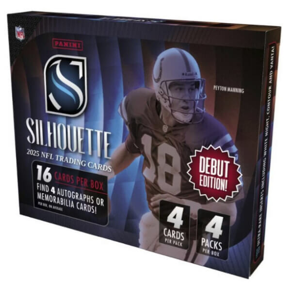 Panini 2025 Panini Silhouette Football Hobby Box - karty amerického futbalu