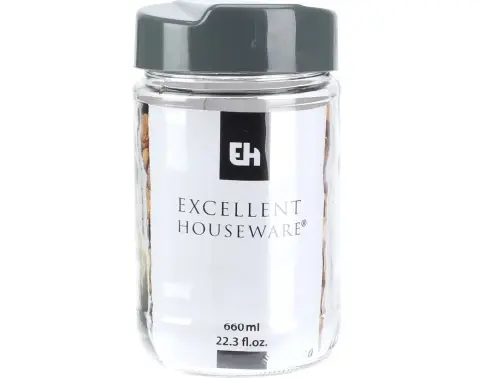 Dóza na potraviny Excellent 660 ml, sklo%