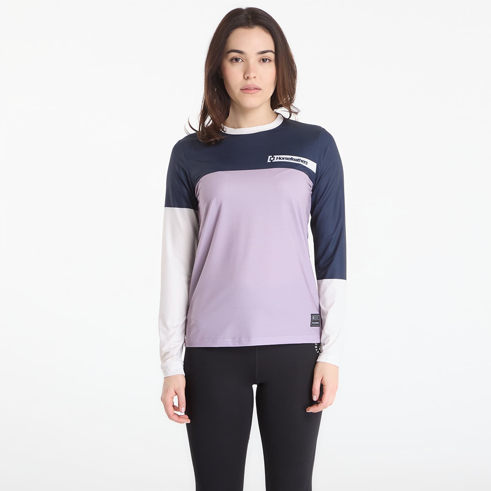 Dres Horsefeathers W Quantum Ls Bike Jersey Indigo/ Iris M