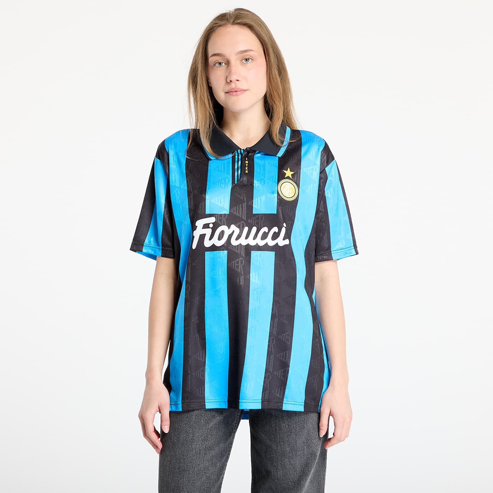 Dres COPA FC Internazionale 1993 - 94 Retro Football Shirt UNISEX Blue/ Black S