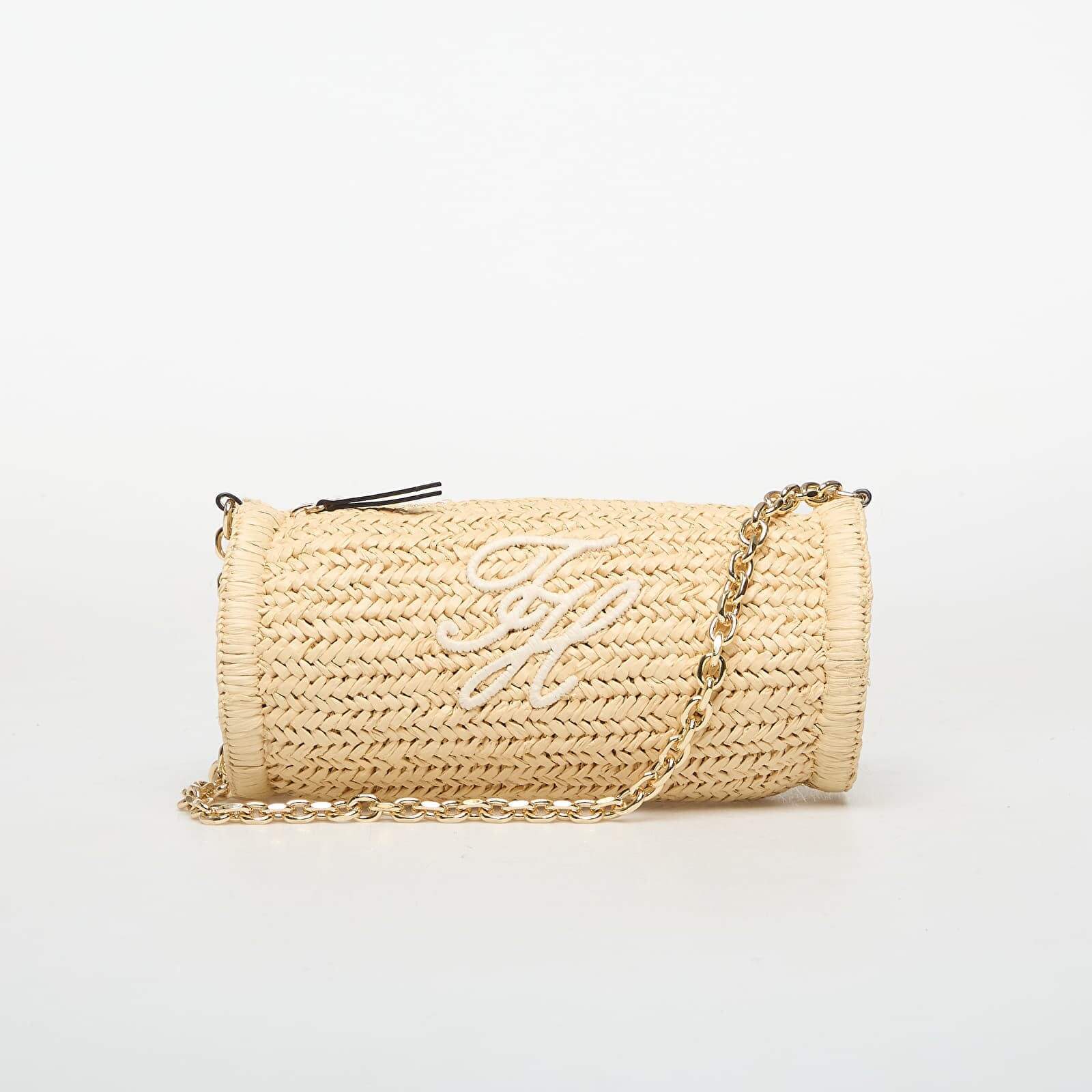 Kabelka Tommy Hilfiger Elev Summ Chain Bag Raffia Beige Universal
