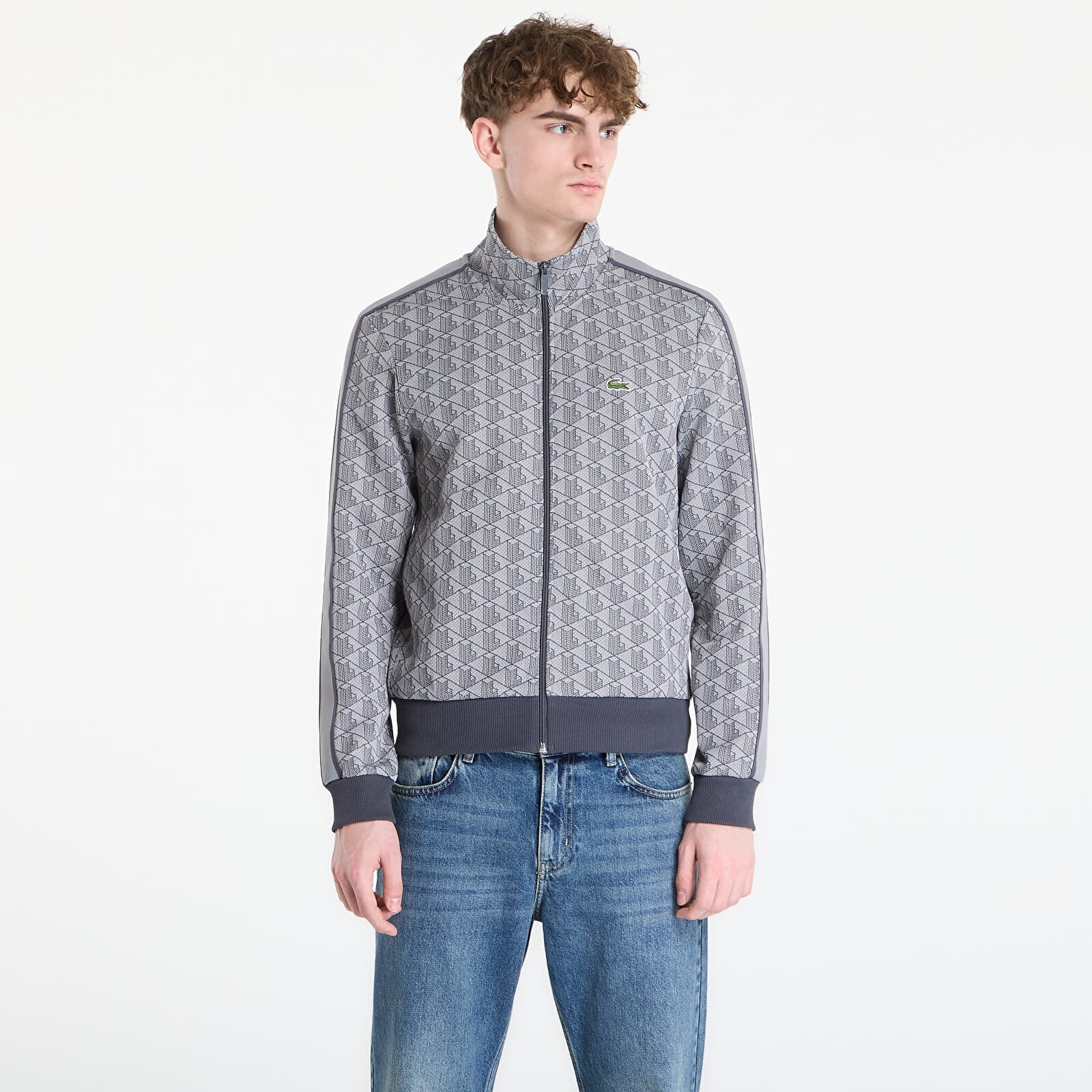 Mikina LACOSTE Sweatshirt Calluna/ Graphite 5