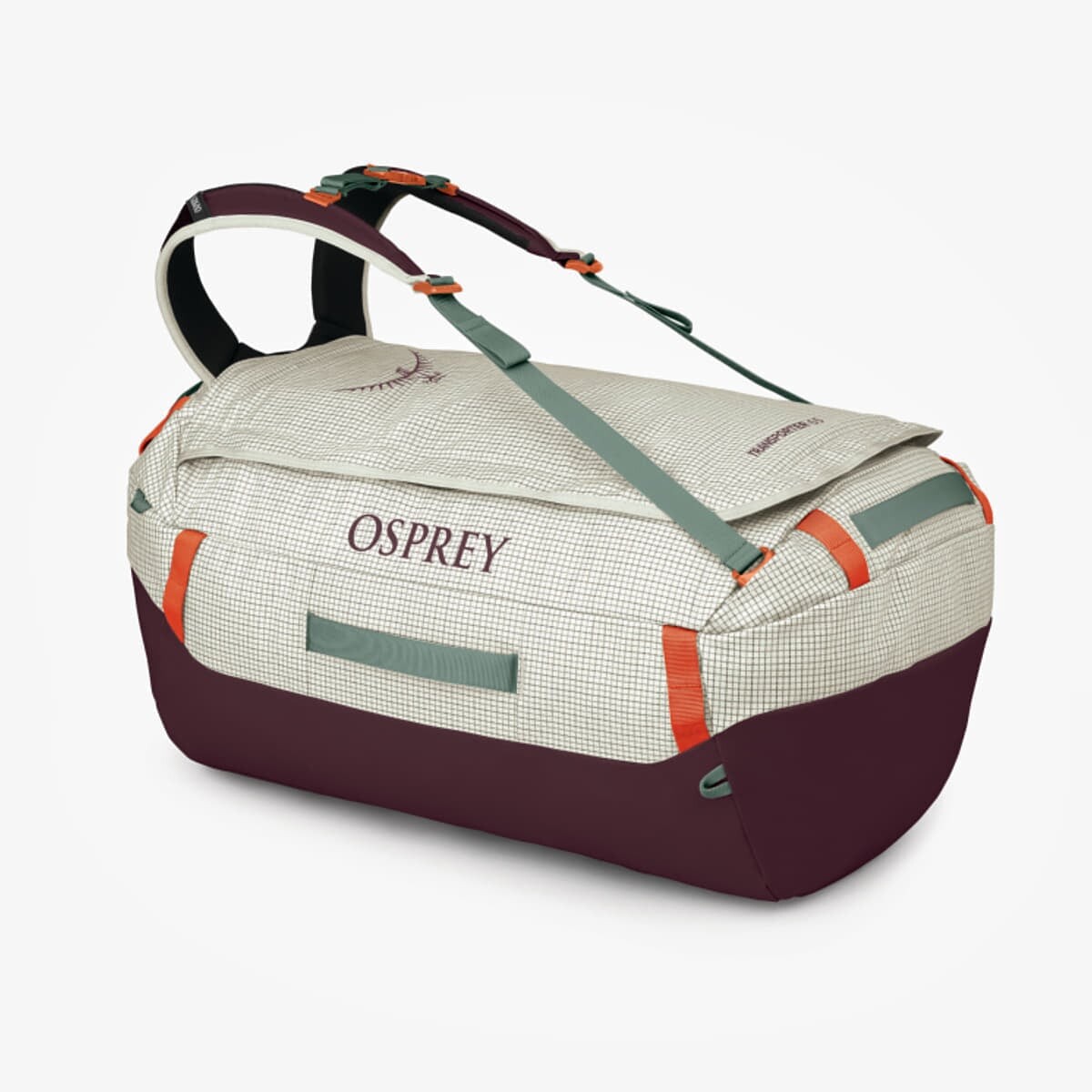 Taška Osprey Transport Mystery White/ Moody Burgundy Universal
