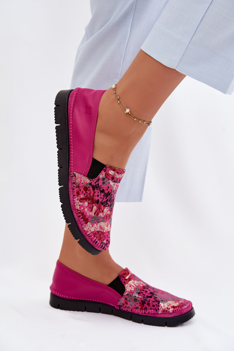 Dámske kožené slip-on topánky Maciejka