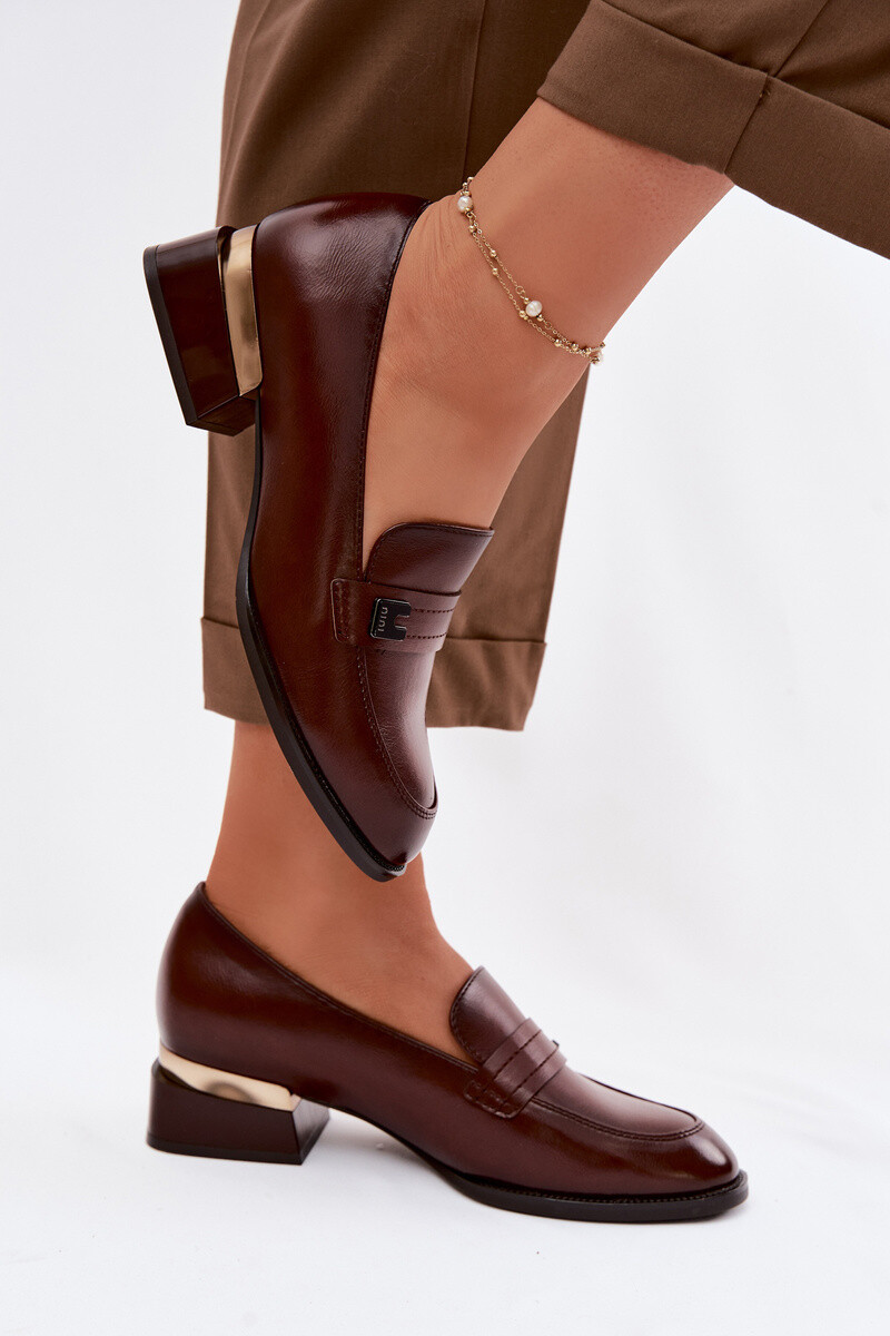 Dámske poltopánky na blokovom podpätku Vinceza