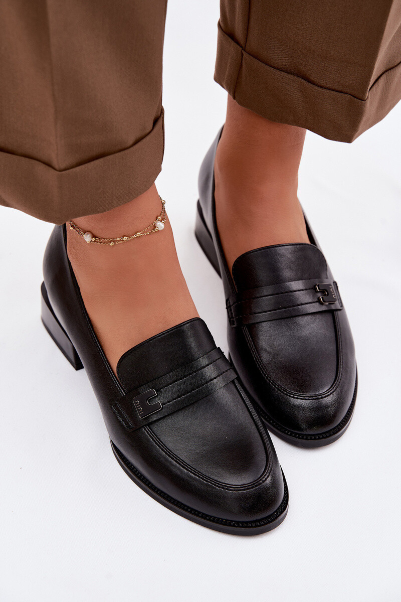 Dámske mokasíny na blokovom podpätku Vinceza