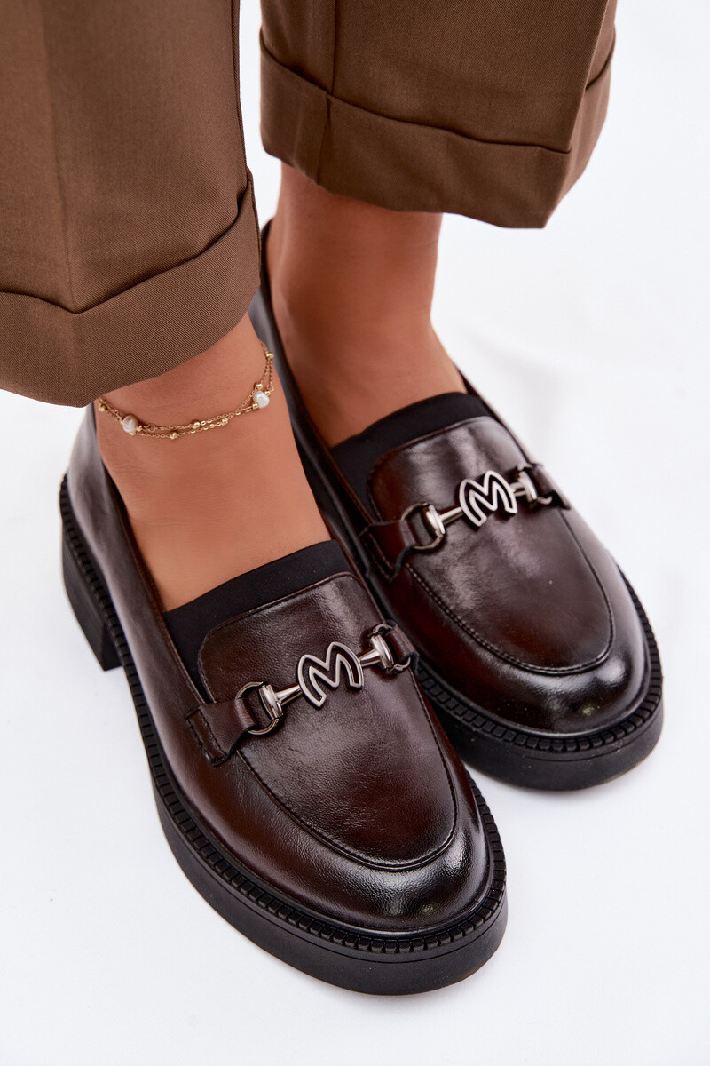 Dámske kožené mokasíny s ozdobným detailom Vinceza