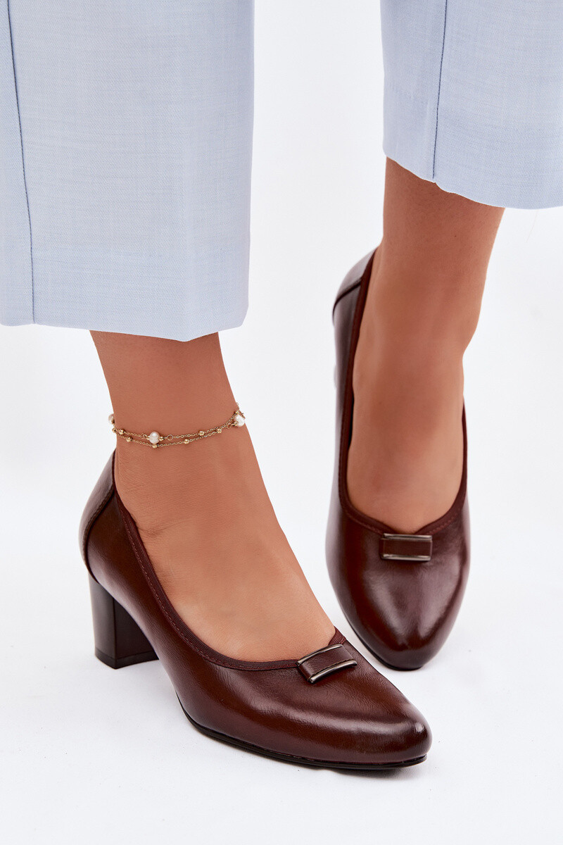 Vinceza lodičky s blokovým podpätkom