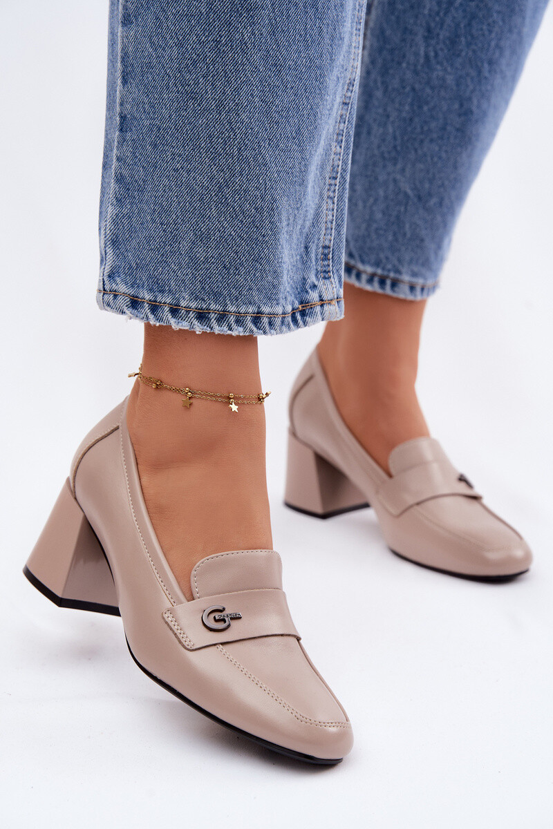 Kožené dámske poltopánky Vinceza