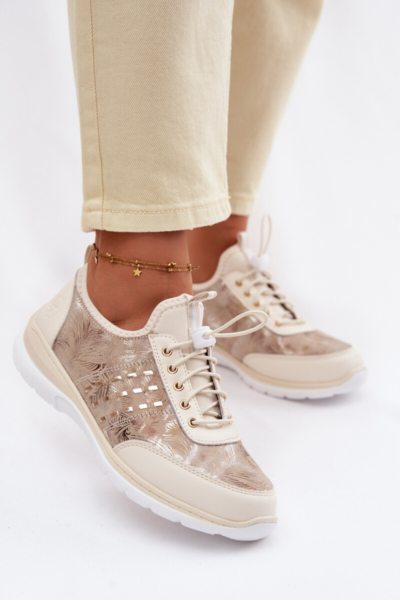 Vzorované kožené mokasíny D&A