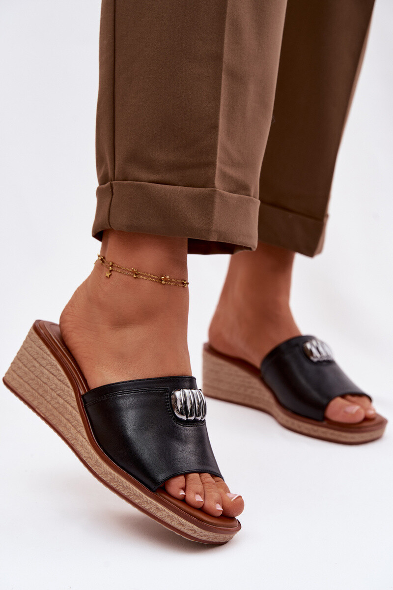 Dámske platformové šľapky Sergi Leone