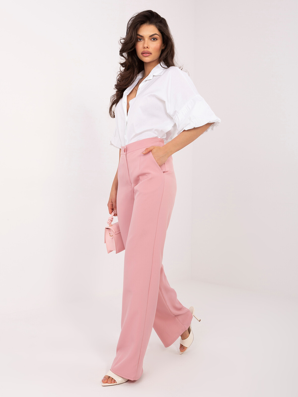 Biela košeľa na zapínanie