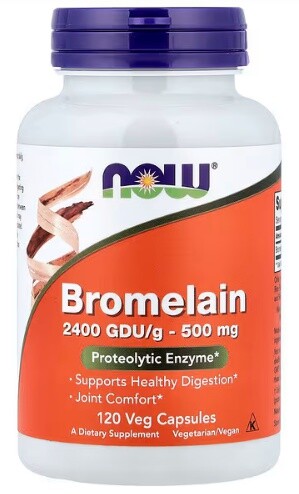 Now foods bromelain 2400 gdu 500 mg
