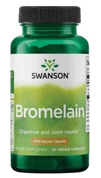 Swanson bromelain 500 mg 60 kapslí