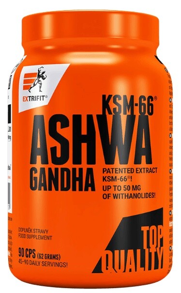 Extrifit ashwagandha ksm-66® 90 kapslí