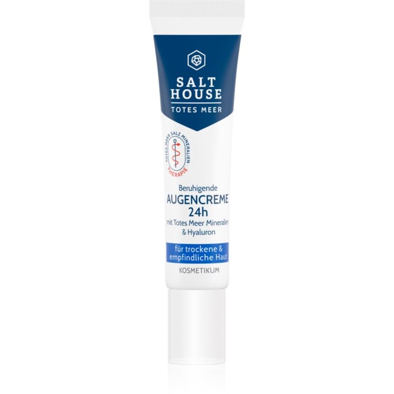 Salt House Dead Sea Therapy Eye Cream 24h hydratačný očný krém s kyselinou hyalurónovou 15 ml