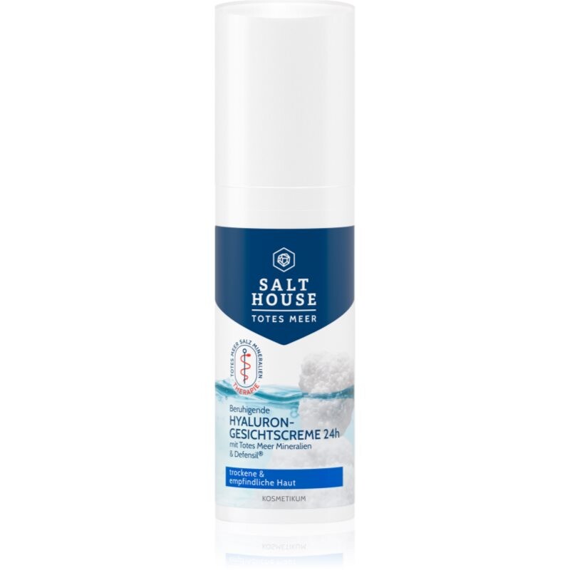 Salt House Dead Sea Therapy Hyaluronic Face Cream 24h hydratačný pleťový krém s kyselinou hyalurónovou 50 ml