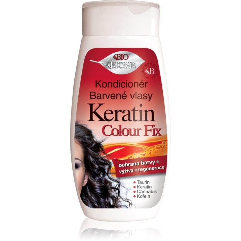 Bione Cosmetics Keratin Colour Fix kondicionér pre ochranu farby 260 ml