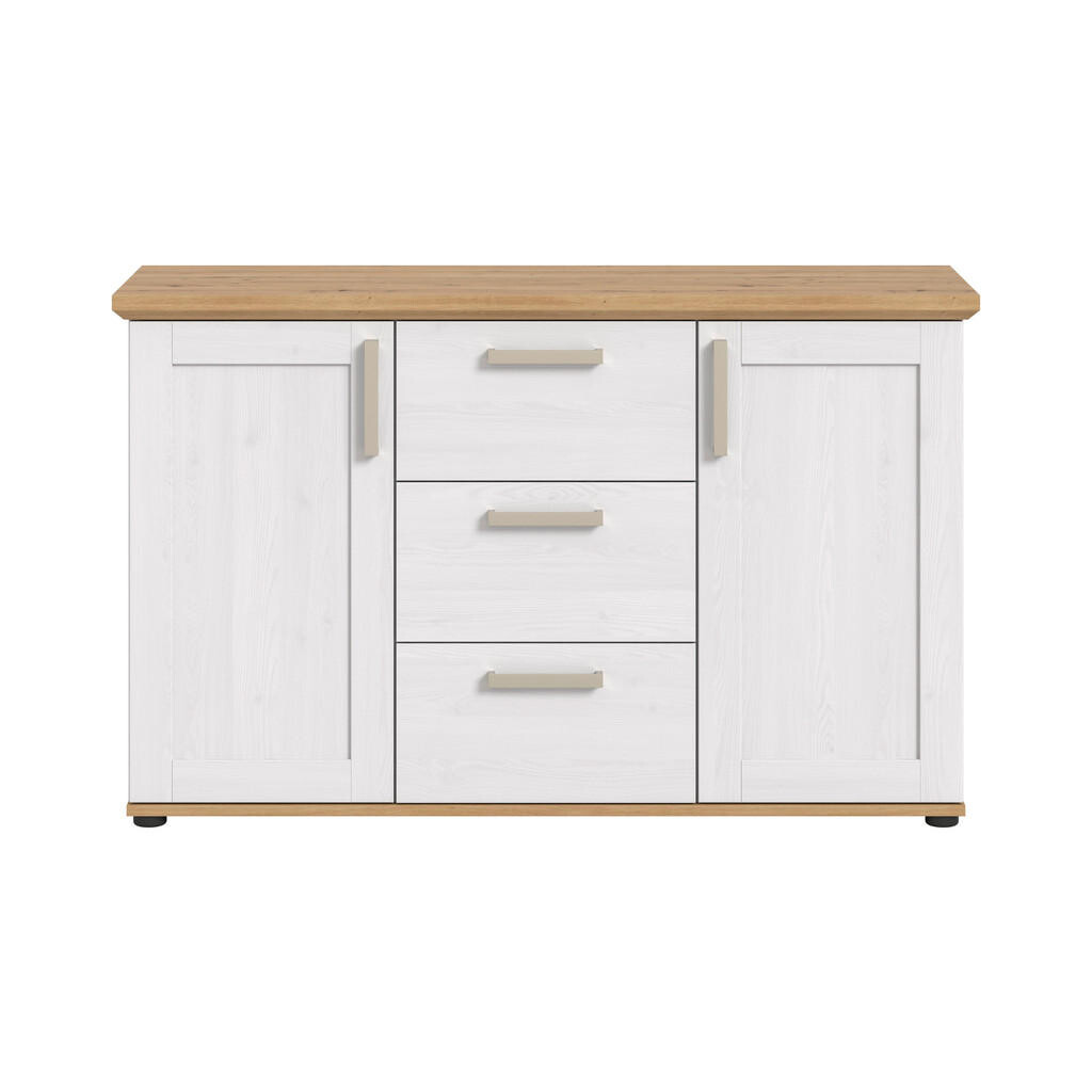 Livetastic ŠIROKÁ KOMODA, farba smrekovca, dub artisan, 129/80/40 cm