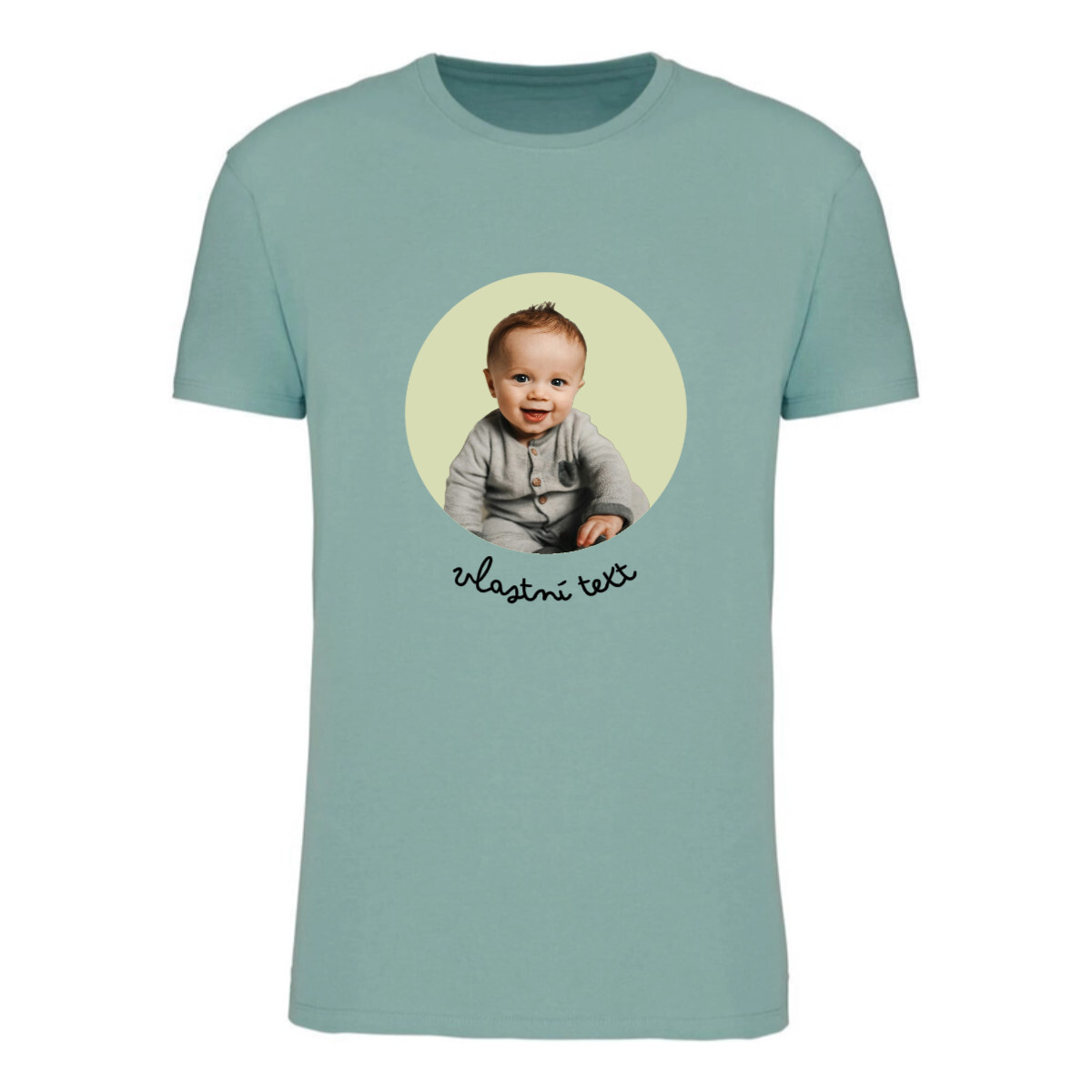 Personalizované dámské tričko s výřezem fotky na podkladu
