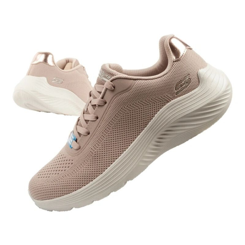 Skechers dámske športové topánky Bobs Squad Waves beige ľahké módne dámske 38.5