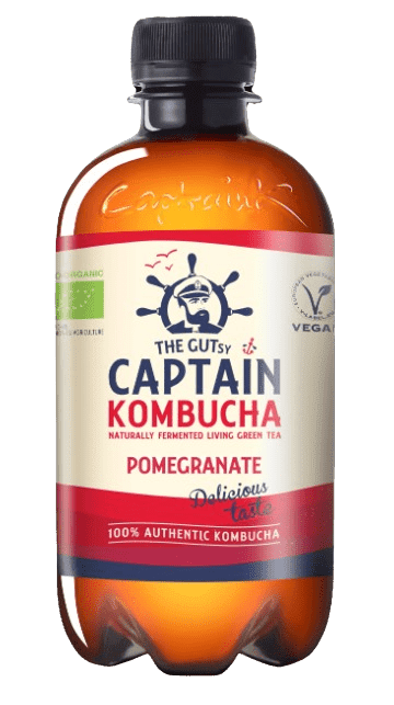 THE GUTSY CAPTAIN Kombucha granátové jablko 400 ml