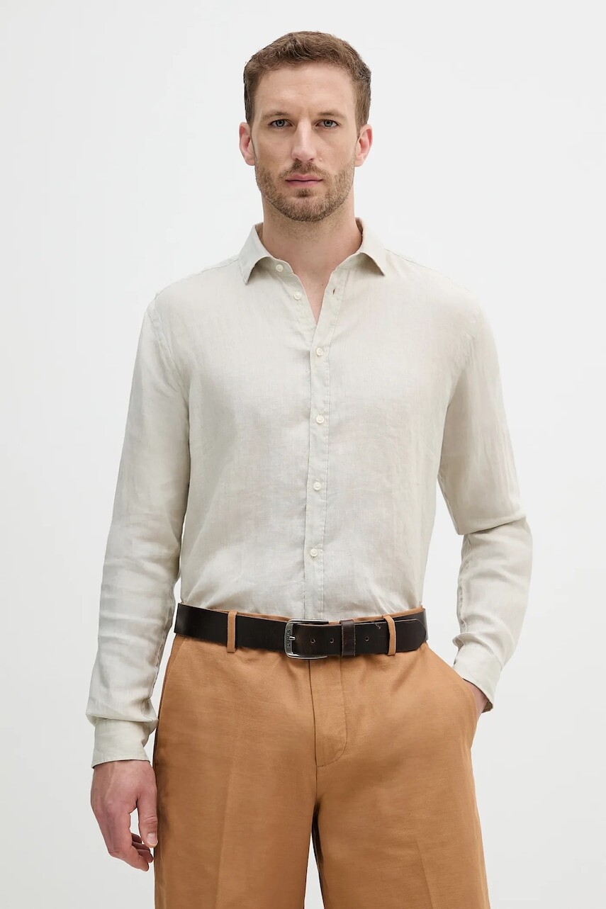 Ľanová košeľa Sisley