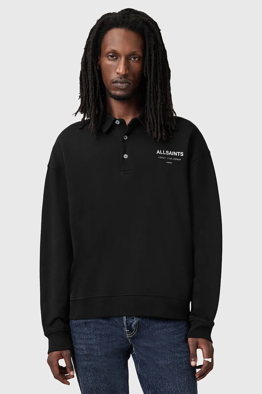 Bavlnená mikina AllSaints UNDERGROUND