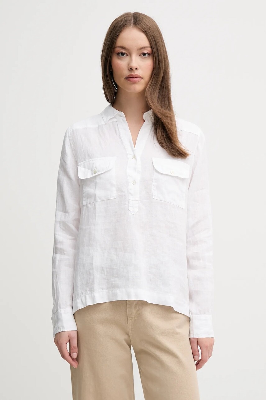 Mos Mosh košeľová blúzka dámska ľanová